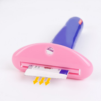 3 PCS Мултифункционален ръчен дозатор за паста за зъби Изцеждаща тръба за крем Изстискваща паста за баня Скоба за изцеждане Скоба
