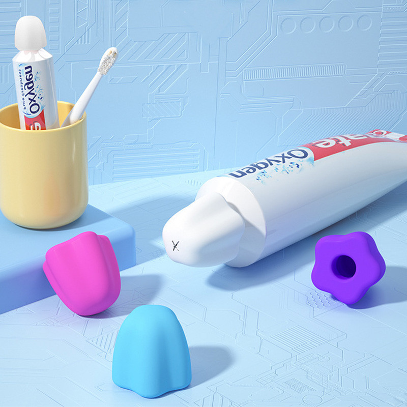 1/2/3 tk silikoonist hambapasta kork Isesilduv hambapasta pigistaja hambapasta pump jaotur hambapasta säästja vannitoatarbed