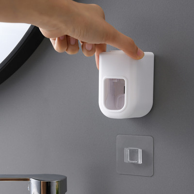 Creative Wall Mount Automaatne hambapasta dosaator Vannitoa tarvikud Veekindel Lazy hambapasta pigistaja hambaharja hoidik