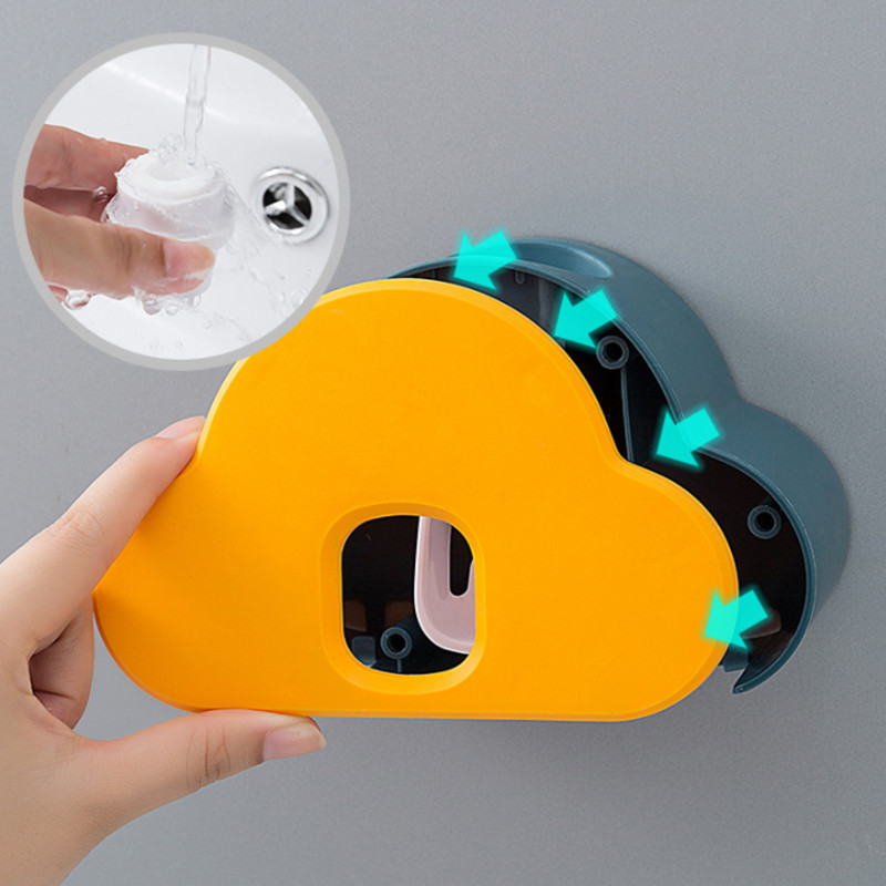 Armas automaatne hambapasta dosaatori komplekt hambaharja hoidja seinale paigaldatav tolmukindel hambapasta pressimismasin vannitoatarvete jaoks