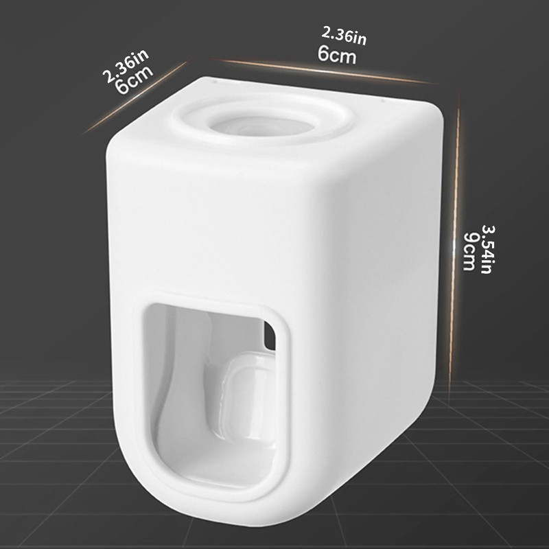 Seinale kinnitatav automaatne hambapasta dosaator Vannitoatarbed Veekindel hambapasta pigistaja hambaharja hoidik Vannitoa tööriistad