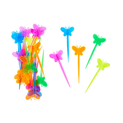 50 komada slatka jednokratna šarena vilica za voće Mini životinjska farma Odabir hrane Dječji užina Torta Desertna hrana Voće Vilice