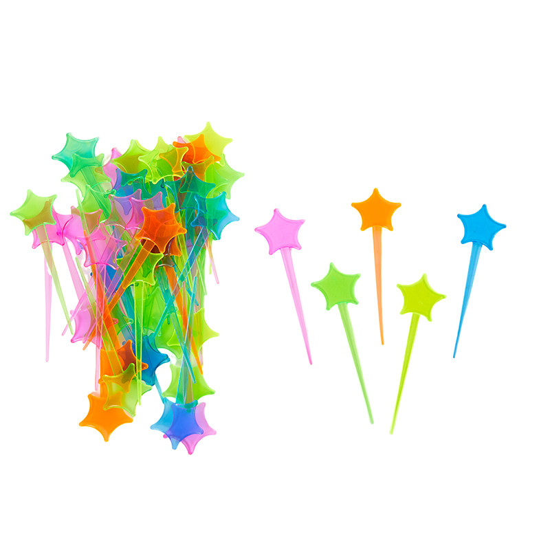 50 komada slatka jednokratna šarena vilica za voće Mini životinjska farma Odabir hrane Dječji užina Torta Desertna hrana Voće Vilice