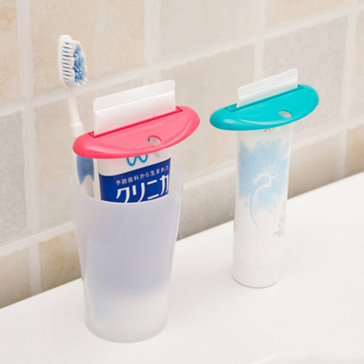 Fogkrém kinyomó otthoni fürdőszobai műanyag fogkrém-adagoló kapcsok fogkrém tisztító krém minta tubus kinyomó tartóhoz