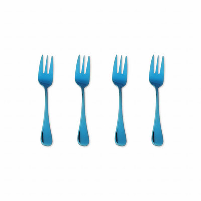 4 vnt juodo aukso nerūdijančio plieno šakučių rinkinys Mielos arbatos kavos vaisių desertinės šakutės virtuvės reikmenys saldainių arbatos šakutės metaliniai stalo reikmenys