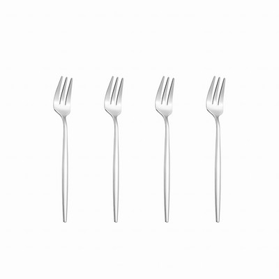 4 vnt juodo aukso nerūdijančio plieno šakučių rinkinys Mielos arbatos kavos vaisių desertinės šakutės virtuvės reikmenys saldainių arbatos šakutės metaliniai stalo reikmenys