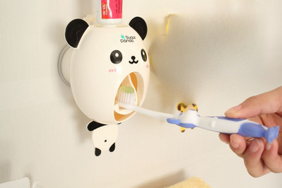 Armas multifilmi hambapasta dosaator, automaatne pressiga seinakinnitus hambapasta hambapasta pressimistorud Lastele lastele vannitoatarvikud