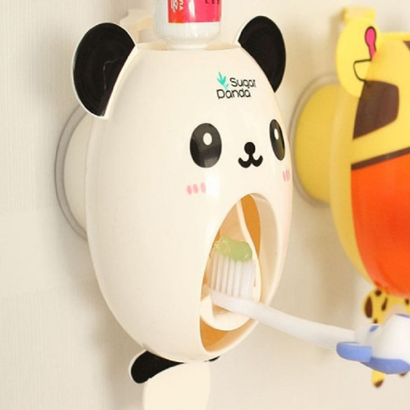 Armas multifilmi hambapasta dosaator, automaatne pressiga seinakinnitus hambapasta hambapasta pressimistorud Lastele lastele vannitoatarvikud