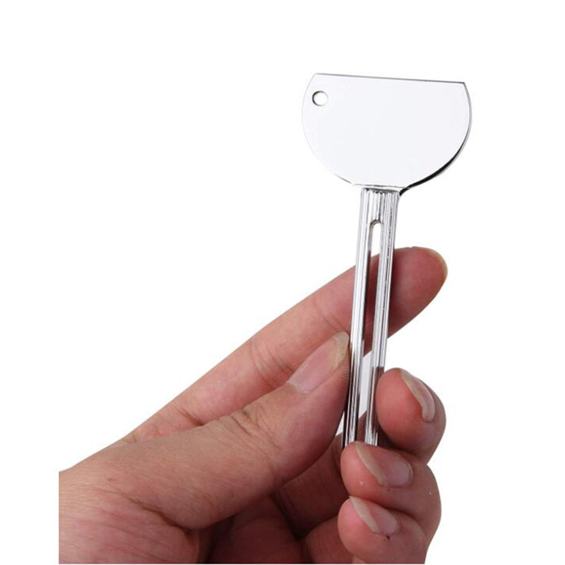 Storcator de pastă de dinți din oțel inoxidabil Vopsea pentru vopsea pentru culoarea părului Storcator de vopsea în formă de cheie Dozator de pastă de dinți Accesorii pentru baie