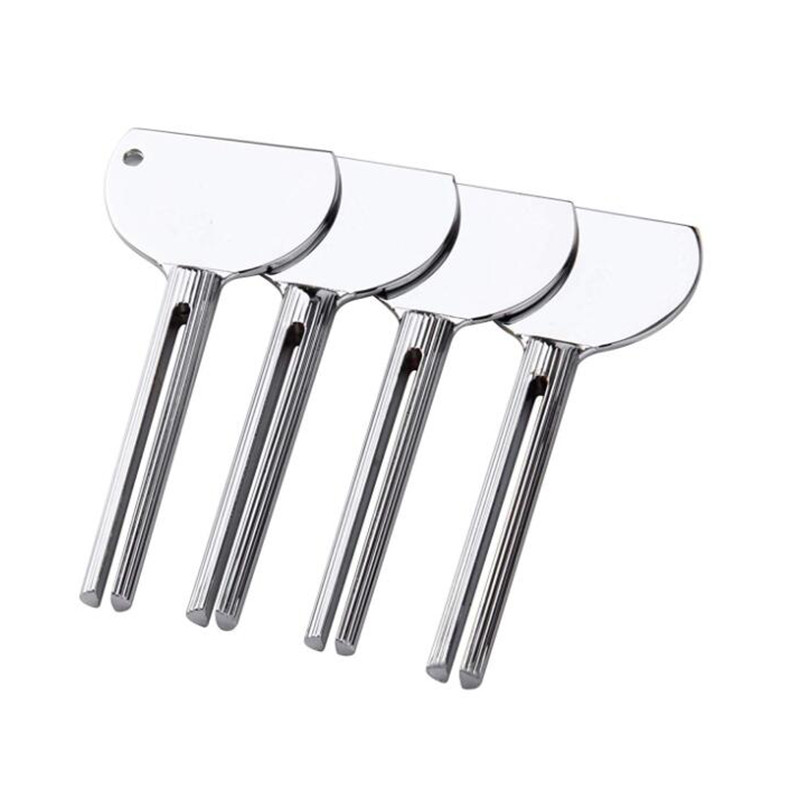 Storcator de pastă de dinți din oțel inoxidabil Vopsea pentru vopsea pentru culoarea părului Storcator de vopsea în formă de cheie Dozator de pastă de dinți Accesorii pentru baie