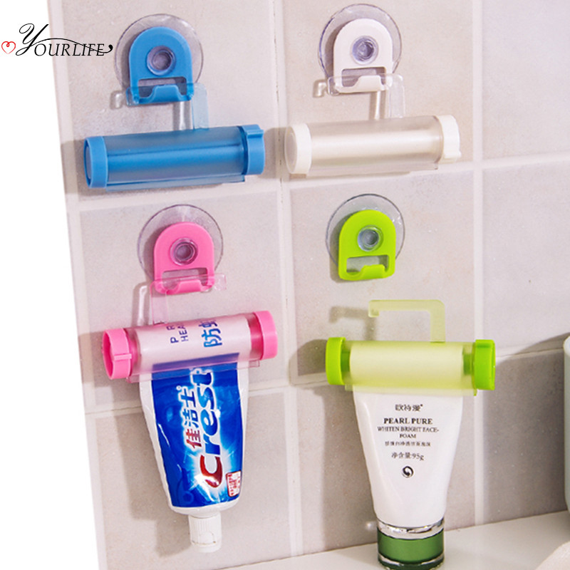 OYOURLIFE seinale kinnitatavad hambapastapressid Creative Rolling Tube pigistad Vannitoa hambapasta dosaator Vannitoa tarvikud