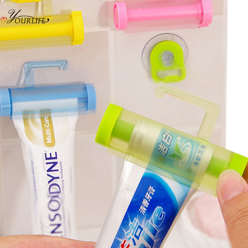 OYOURLIFE seinale kinnitatavad hambapastapressid Creative Rolling Tube pigistad Vannitoa hambapasta dosaator Vannitoa tarvikud