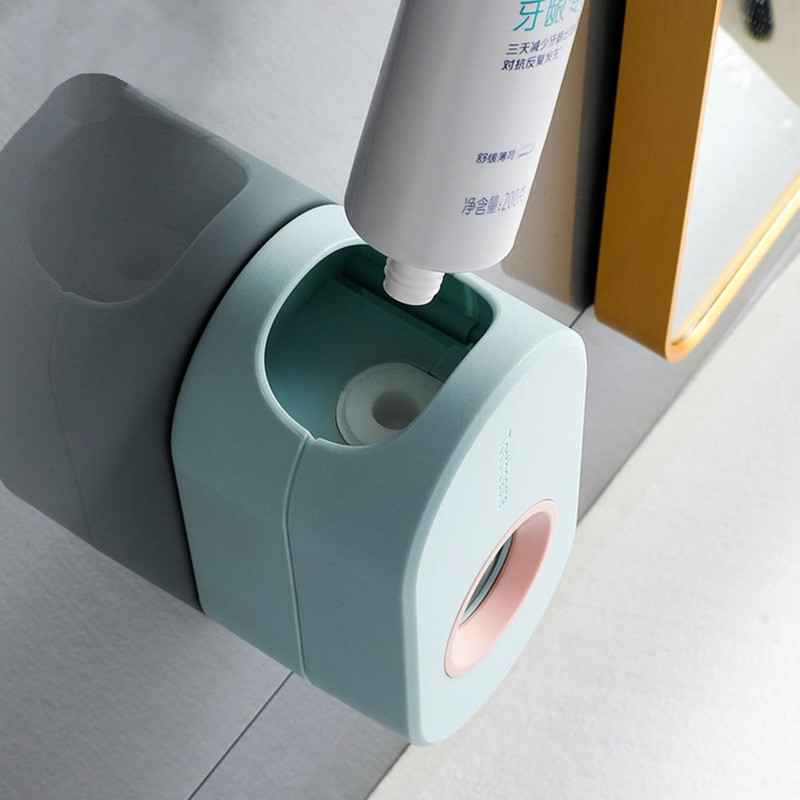 Seinale paigaldatav automaatne hambapasta pigistaja, isekleepuv hambapasta hoidik, seina imemine hambapasta pigistaja vannitoatarvikud
