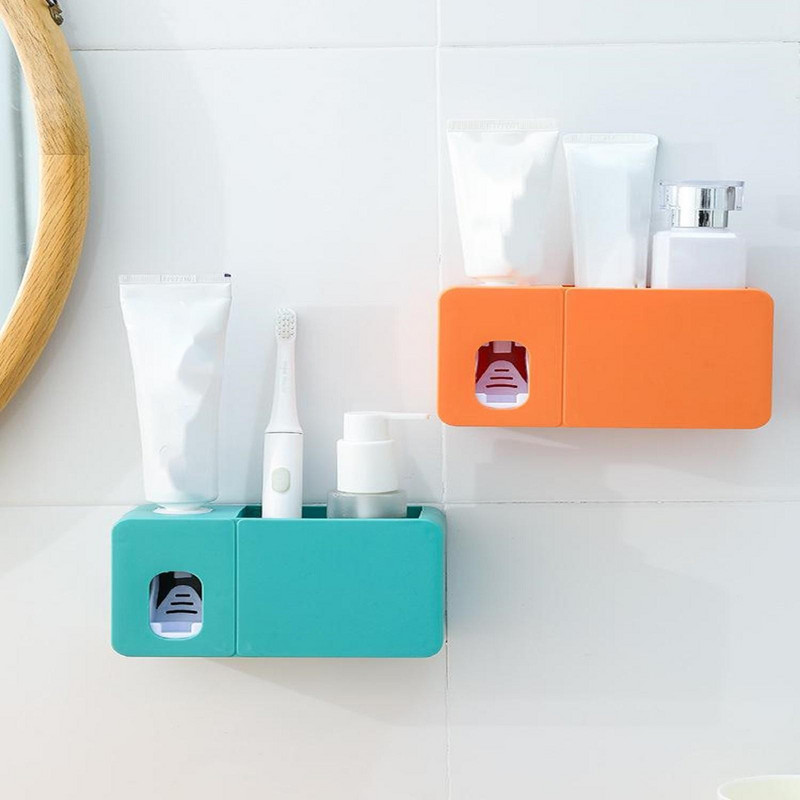 Dozator automat Storcator Montat pe perete Pasta de dinti Suport pentru pasta de dinti Produse pentru baie