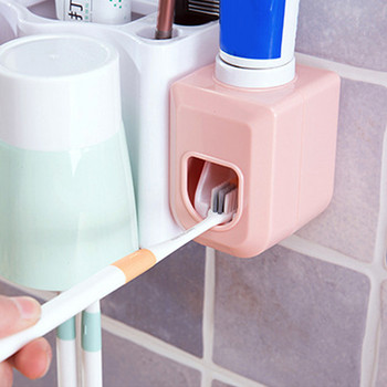 Νέο Automatic Toothpaste Dispenser Επιτοίχια Οδοντόκρεμα Lazy Dispenser Auto Squeezer Αξεσουάρ μπάνιου για Παιδιά Παιδιά