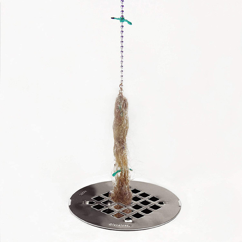 1 db Prémium lefolyó hajfogó virágzuhany Hajtisztító lánc Fürdőszoba vízelvezető szűrő Hajfogó lánckampó