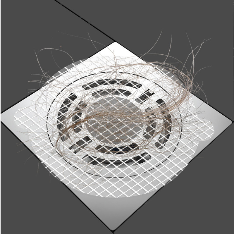 5/10db Eldobható zuhany lefolyó hajfogó burkolat Fürdőszoba csatorna lefolyó hajszűrő dugó fürdőkádak hálós szűrő matrica