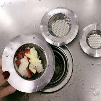 Кухненска мивка от неръждаема стомана Филтър за мивка Мрежеста цедка Кухненски инструмент Капак за подов канал за баня Душ Запушалка за улавяне на косми