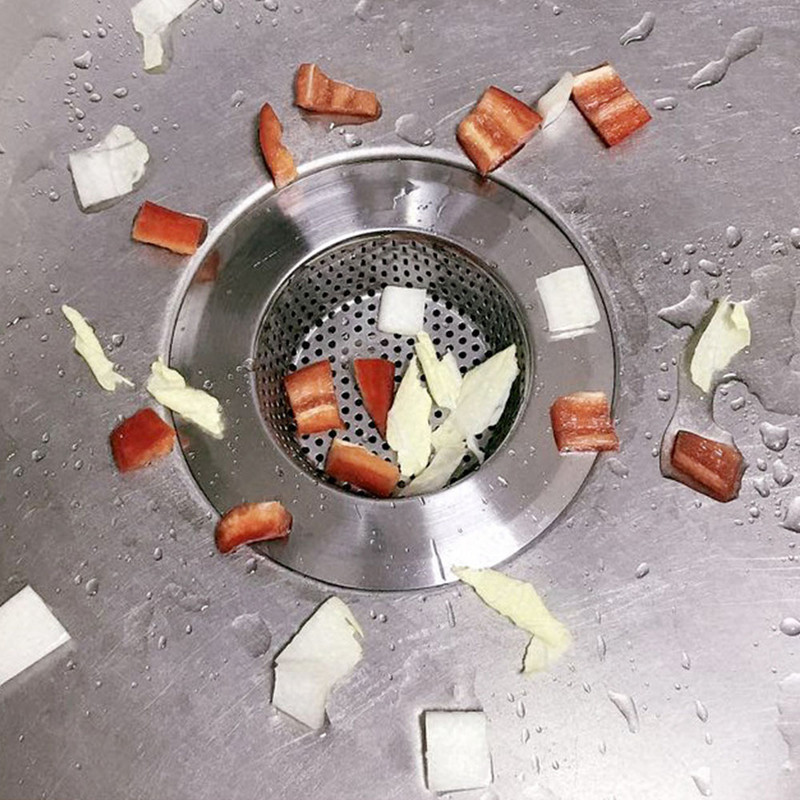 Kuhinjski sudoper od nehrđajućeg čelika Filter za vodu Mrežasto cjedilo za sudoper Kuhinjski alat Poklopac za odvod u podu kupaonice Tuš Čep za hvatanje dlačica