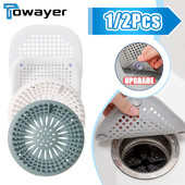 1/2tk Juuste valamufilter silikoonist blokeerumisvastane vannikork Vannitoa põrand äravoolu dušš kraanikauss köök majapidamissõel Tööriistad