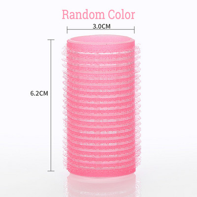 Juukserull Volume Self Grip Juuste lokirullile lühikestele keskmistele pikkadele juustele Heatless Curl Lazy DIY Soeng Salongi Juuksuritööriist