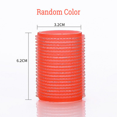 Juukserull Volume Self Grip Juuste lokirullile lühikestele keskmistele pikkadele juustele Heatless Curl Lazy DIY Soeng Salongi Juuksuritööriist