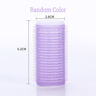 Juukserull Volume Self Grip Juuste lokirullile lühikestele keskmistele pikkadele juustele Heatless Curl Lazy DIY Soeng Salongi Juuksuritööriist