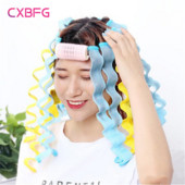 12tk Heatless Juuksekoolutaja No Heat Juukserullid Pehmed lokid Curling Rod Rullipulgad Perm Vardad Lainemoodustajad Juuste kujundamise tööriistad