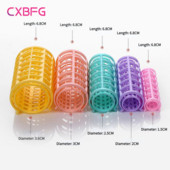 6/8/10/12/14 tk Kuumadeta juuste lokirull Kuumuseta Juukserullid Plastikust Laisad lokid Juure Perm Vardad Tukid Curling Rod Juuste kujundamise tööriistad