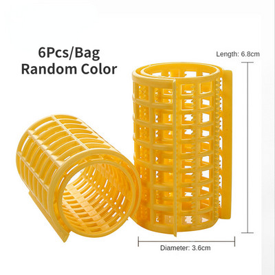 6/8/10/12/14 tk Kuumadeta juuste lokirull Kuumuseta Juukserullid Plastikust Laisad lokid Juure Perm Vardad Tukid Curling Rod Juuste kujundamise tööriistad