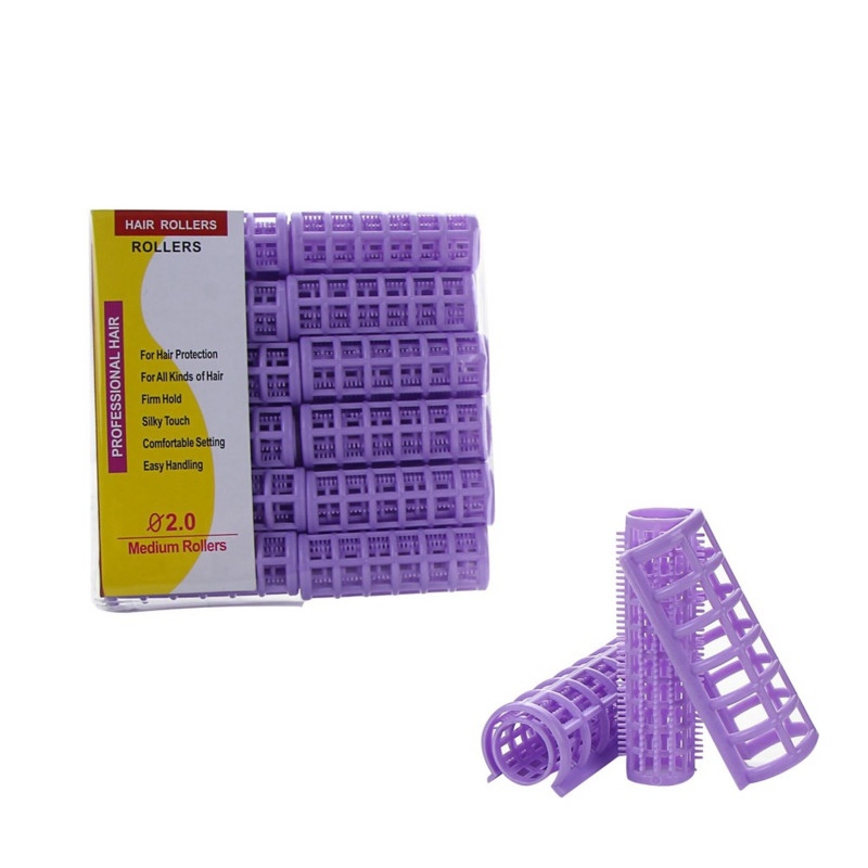 6/8/10/12/14 tk Kuumadeta juuste lokirull Kuumuseta Juukserullid Plastikust Laisad lokid Juure Perm Vardad Tukid Curling Rod Juuste kujundamise tööriistad
