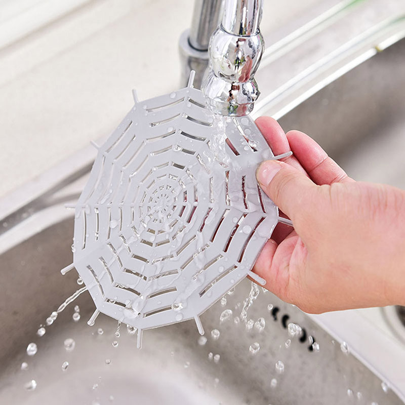 Köögitarvikud Kraanikausisõel Silikoonpõrand Taimsed jäätmed Universaalne võrk Vannituba Juuksepüüdja Filter dušš