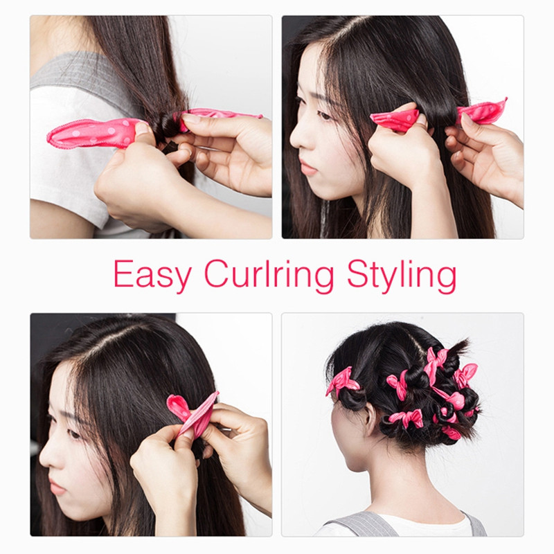 Brainbow 10PC Magic Sponge Pillow Pehme Juukserull Painduv vaht ja käsn Juukserullid Rullid Isetegija Salongi Juuksehooldus Stiilitööriistad