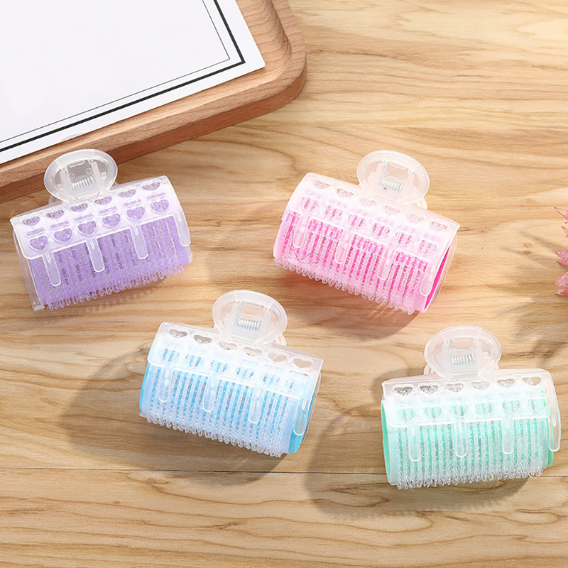 3 tk Juukserullid Bang Volume lokirullid Plastist isekleepuvad õhktukid lokid rullmodelleerija Naiste ilustiil, lokirullid Juuste tööriistad