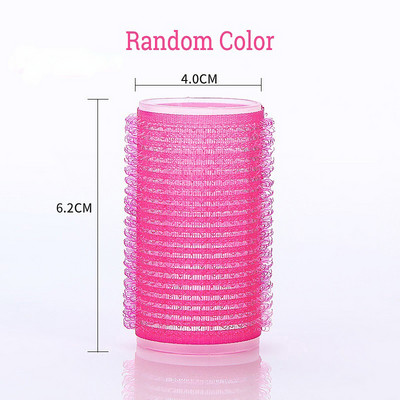 Σετ Ρολά Μαλλιών Jumbo 6 Τεμάχια Self Grip Magic Hair Curlers Διαφορετικό μέγεθος Χωρίς θερμότητα Αυτοκόλλητο μπούκλες Εργαλείο styling κομμωτηρίου