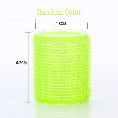 Σετ Ρολά Μαλλιών Jumbo 6 Τεμάχια Self Grip Magic Hair Curlers Διαφορετικό μέγεθος Χωρίς θερμότητα Αυτοκόλλητο μπούκλες Εργαλείο styling κομμωτηρίου