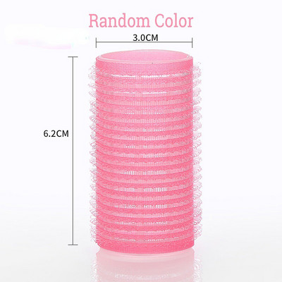 Σετ Ρολά Μαλλιών Jumbo 6 Τεμάχια Self Grip Magic Hair Curlers Διαφορετικό μέγεθος Χωρίς θερμότητα Αυτοκόλλητο μπούκλες Εργαλείο styling κομμωτηρίου