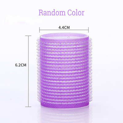 Σετ Ρολά Μαλλιών Jumbo 6 Τεμάχια Self Grip Magic Hair Curlers Διαφορετικό μέγεθος Χωρίς θερμότητα Αυτοκόλλητο μπούκλες Εργαλείο styling κομμωτηρίου