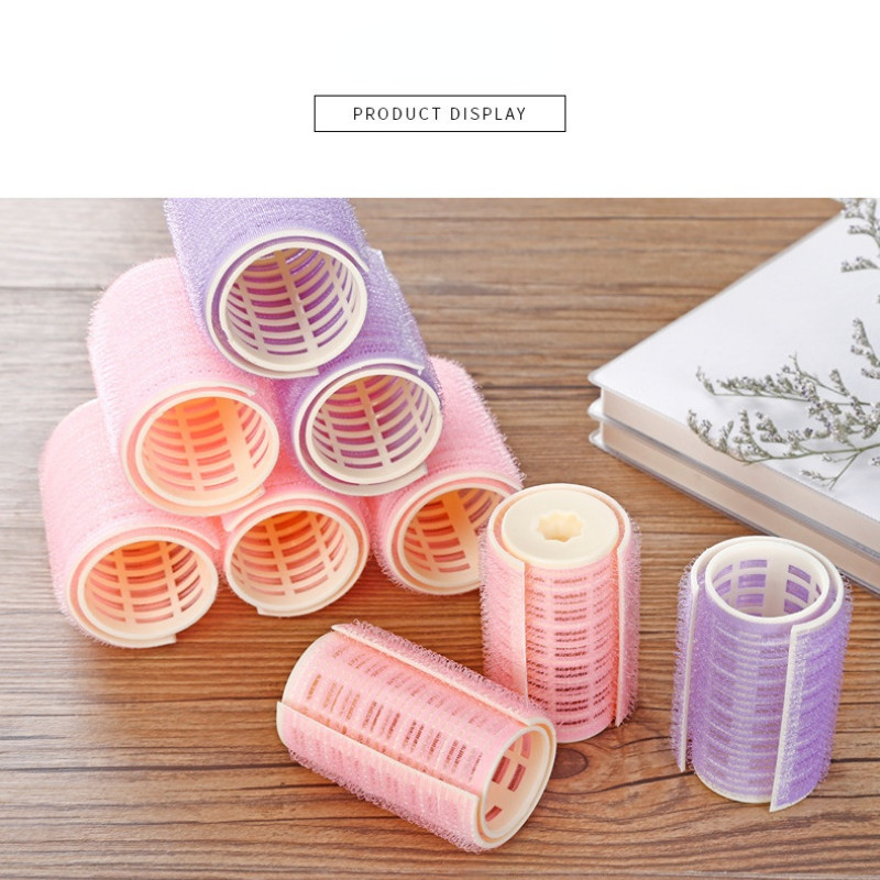 2tk Juukserullid tukk lokirullid plastist isekleepuv juuksekoolutaja Magic Curling juuksuritööriistad ilustiili aksessuaarid