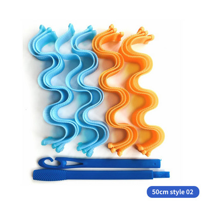 Heatless Juuksekoolutaja 10/12 tk No Heat Juukse lokid Lint Juukserullid Magamispehme Peapael Juuste lokirullid Juuste kujundamise tööriistad