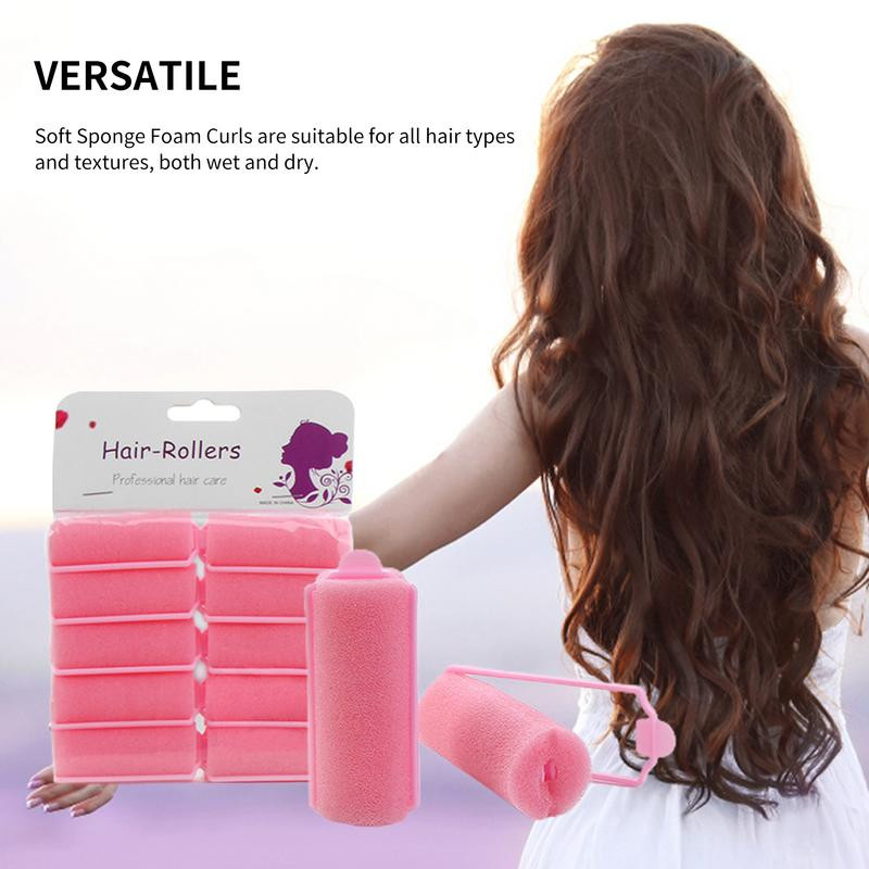 No Heat Juuste lokirullid Kuumavabad Juuste lokirullid Vahtkäsn Juukserullid Soft Sleeping Juukserullid Erinevas suuruses Painduvad juuksed