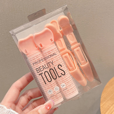 4 kom Lazy Hair Curlers Kovrče bez zagrijavanja Uvijači za kosu bez topline Aligatorska kopča za spavanje Korijen kose Pahuljasta kopča Alati za oblikovanje kose