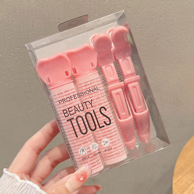 4 kom Lazy Hair Curlers Kovrče bez zagrijavanja Uvijači za kosu bez topline Aligatorska kopča za spavanje Korijen kose Pahuljasta kopča Alati za oblikovanje kose