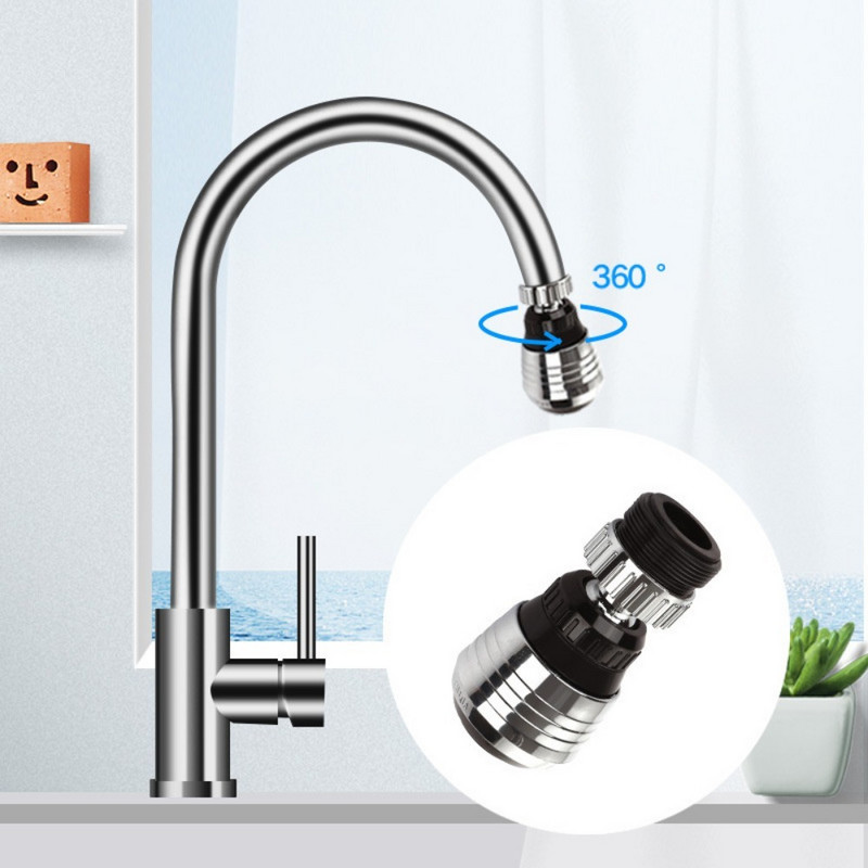 360 kraadi reguleeritav segisti pikendustoru vett säästev düüsifilter 2 režiimi köögiveekraani vee säästmine vannitoa kraani jaoks