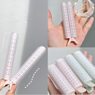 Magic Hair Fluffy Clip Air Bangs Plaukų suktukai Lipnūs plaukų voleliai Nešildomi garbanoti kirpčiukai Klipai Moteriški plaukų formavimo įrankiai „pasidaryk pats“