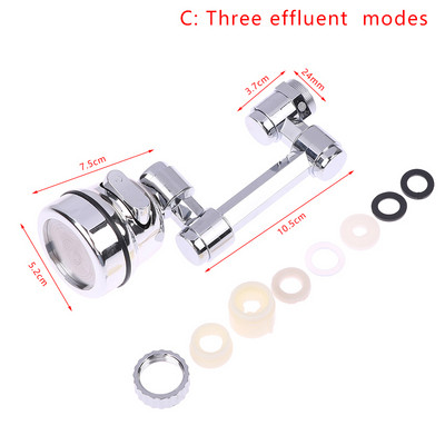 1080 Pööratav segisti pihustuspea kraanikauss köögikraani pikendus adapter universaalne pritsmefiltri otsik Paindlikud segistid pihusti