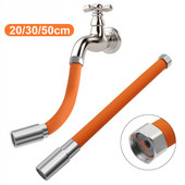 360 ° 360 Flexibilis tömlőhosszabbító cső Univerzális habzó hosszabbító cső csatlakozó Csaptelep Hosszabbító Fröccsenésálló konyha Fürdőszoba