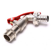 Βρύση λάστιχου κήπου με κλειδαριά Εργαλεία αντικατάστασης βύσματος δεξαμενής νερού 1/2 ίντσας ορειχάλκινο σύρμα νερού βρύσης με δυνατότητα κλειδώματος