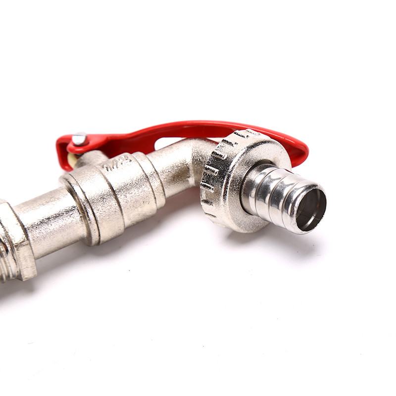 Βρύση λάστιχου κήπου με κλειδαριά Εργαλεία αντικατάστασης βύσματος δεξαμενής νερού 1/2 ίντσας ορειχάλκινο σύρμα νερού βρύσης με δυνατότητα κλειδώματος