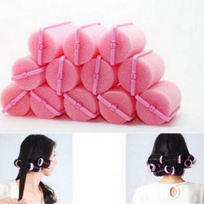 6/8/10/12/14Pcs Soft DIY Hair Styling Tools Sponge Hair Styling Foam Hair Rollers Curler Hairdressing Tool Hot